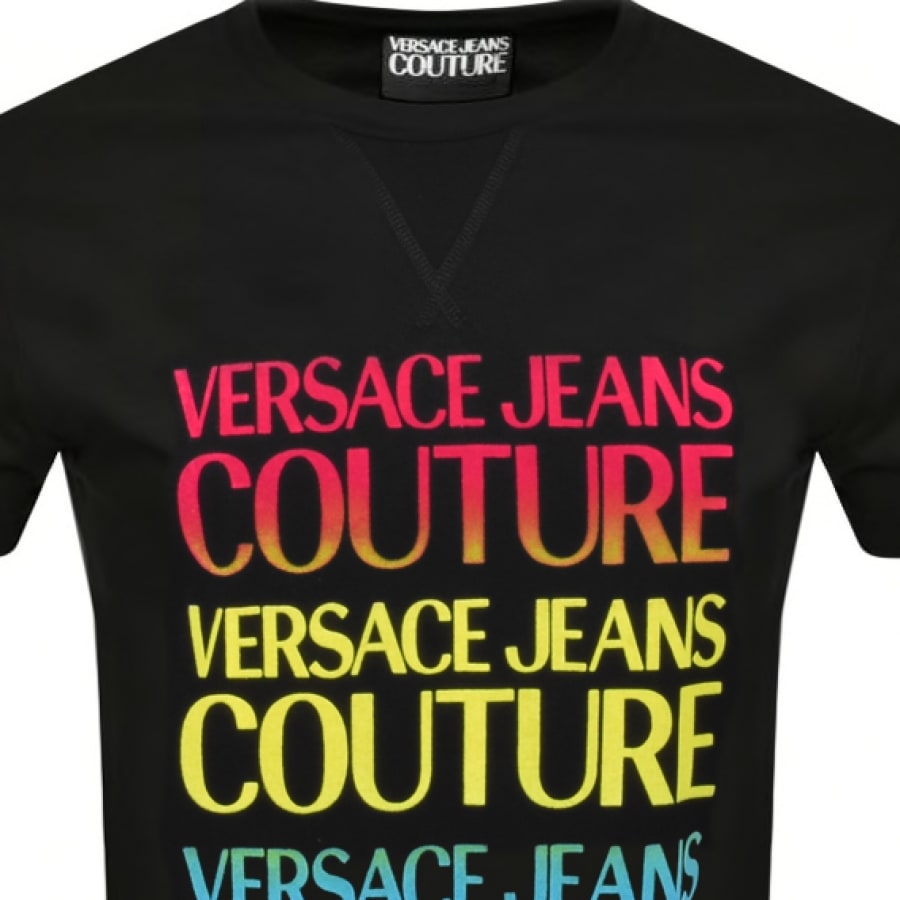 Alternative Image for ProductVersace Jeans Couture Logo T Shirt Black2